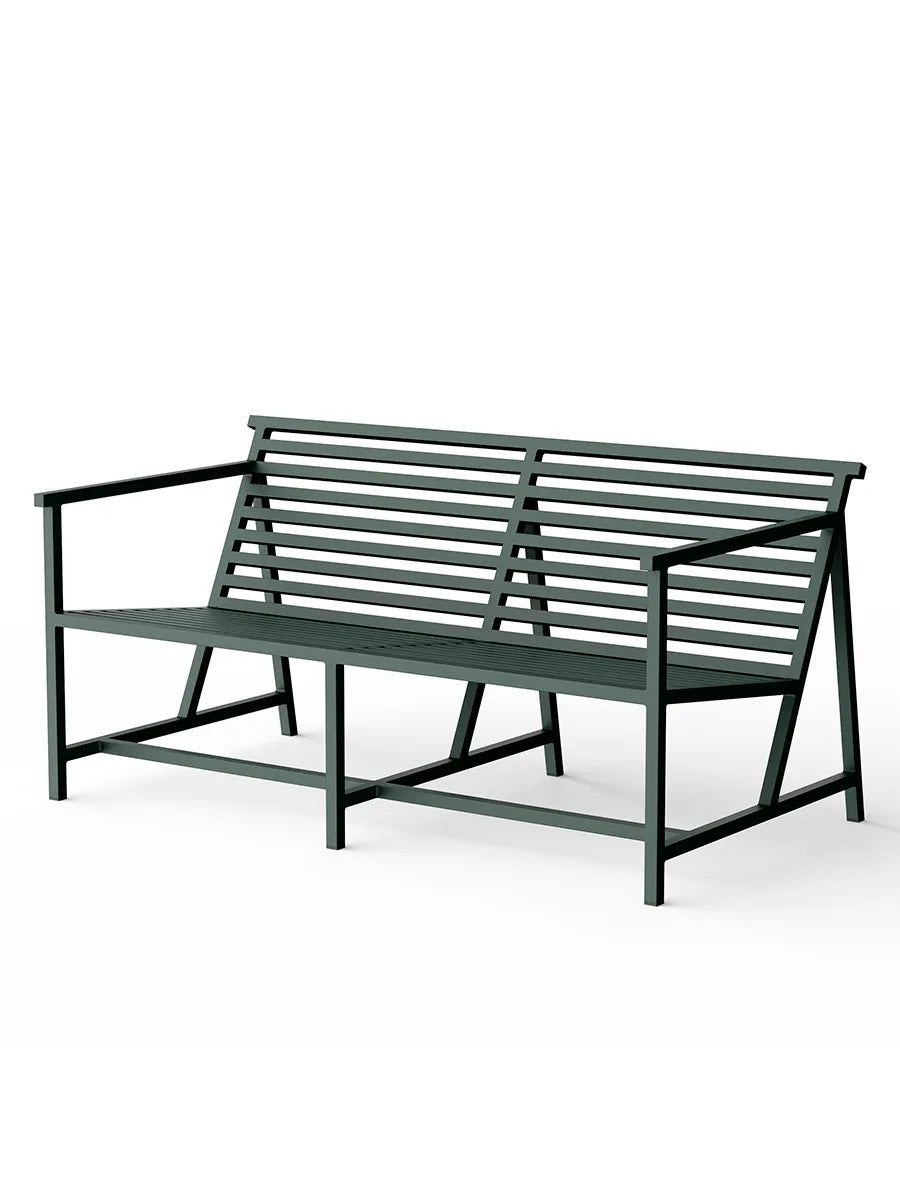 Lounge Bench, grøn fra 19 Outdoors - 1 - Jacobsen Plus