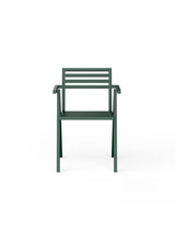 Stacking Arm Chair, grøn fra 19 Outdoors - 4 - Jacobsen Plus