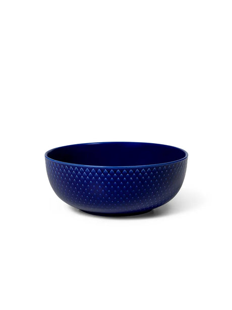 Rhombe Skål Ø15,5 cm fra Lyngby Porcelæn - Mørkeblå - Jacobsen Plus