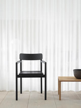 Post Spisebordsstol, eg sort lak fra Fredericia Furniture - 3 - Jacobsen Plus