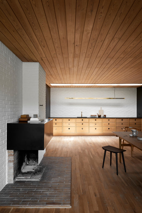 I Model Pendel, m. ledning fra Anour - Kobber / 100 cm / Børstet - Jacobsen Plus