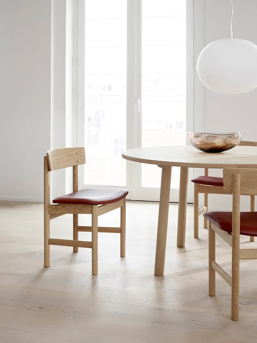Taro Spisebord Ø120 cm, sæbebehandlet eg fra Fredericia Furniture - 4 - Jacobsen Plus