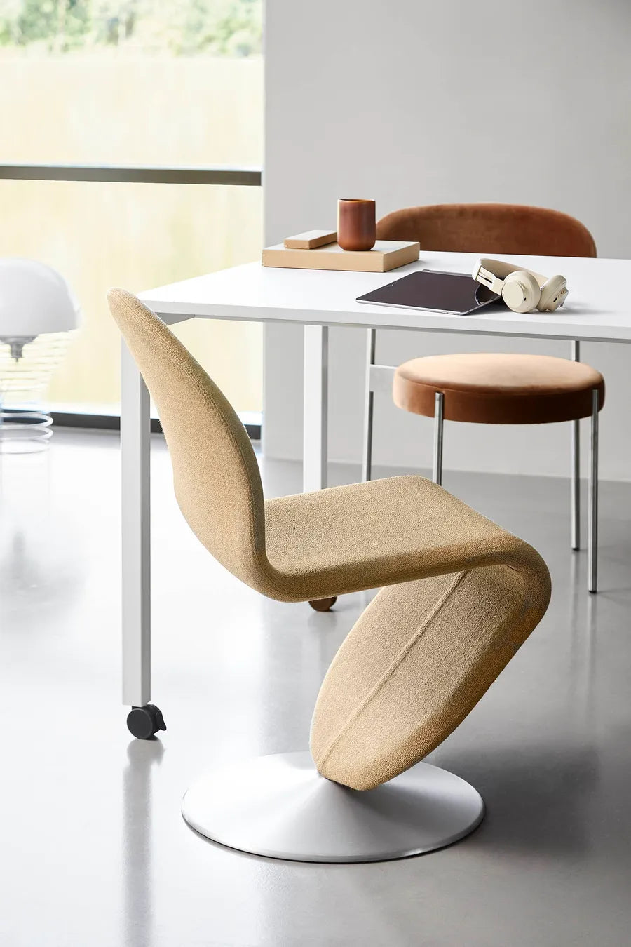 System 1-2-3 spisestol af Verner Panton