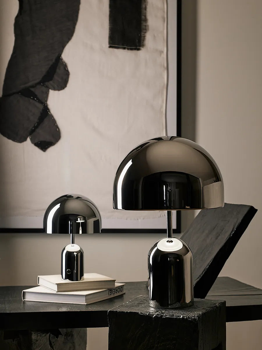Bell Portable Bordlampe, silver fra Tom Dixon