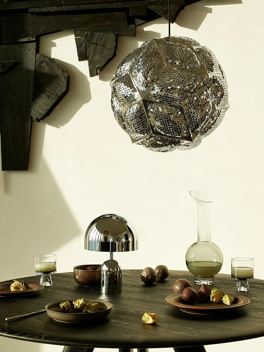 Bell Portable Bordlampe, silver fra Tom Dixon
