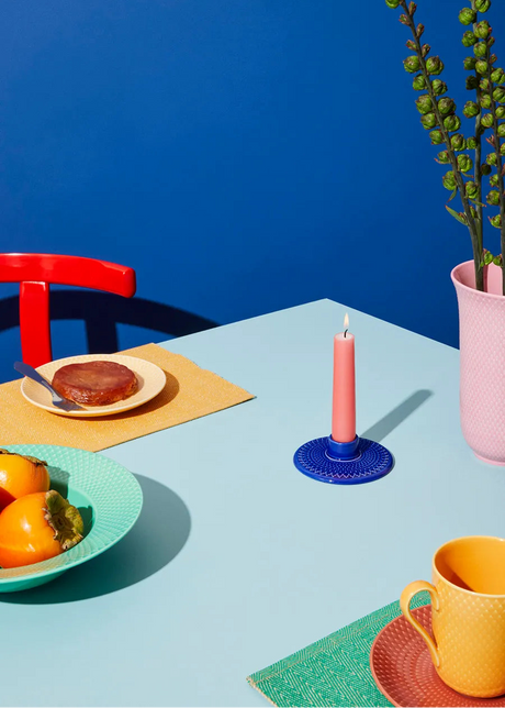 Rhombe Kronelysestage fra Lyngby Porcelæn - 1 - Jacobsen Plus