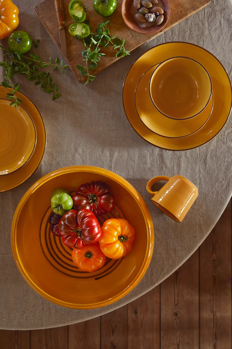 Colore Skål Ø 19 cm, saffron yellow fra Kähler - 3 - Jacobsen Plus
