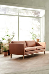 MH2301 Sofa, gefion læder fra Mogens Hansen - 3 - Jacobsen Plus