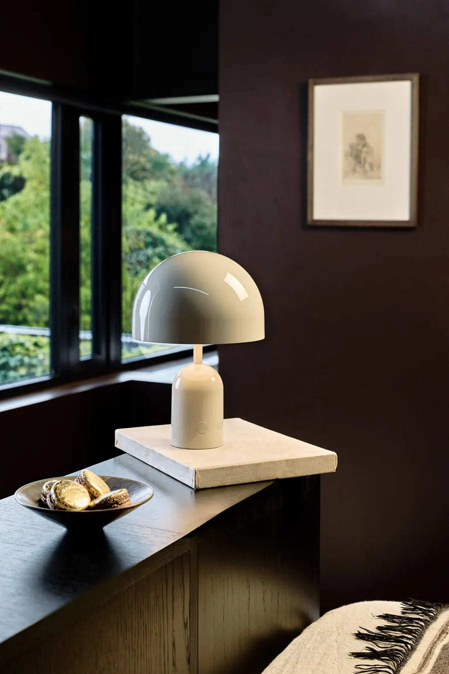 Bell Portable Bordlampe, grey fra Tom Dixon
