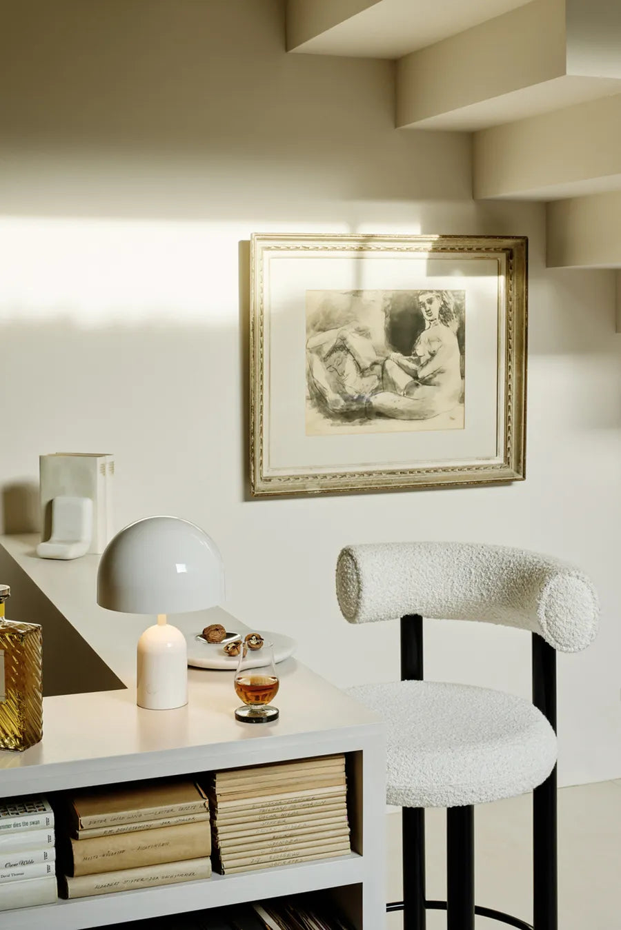 Bell Portable Bordlampe, white fra Tom Dixon