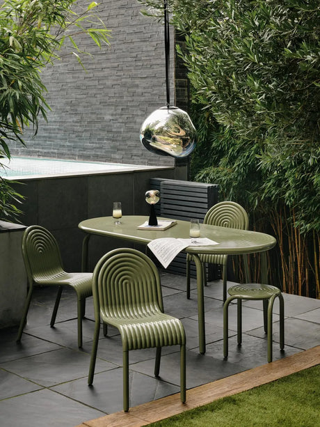 Groove Side Chair fra Tom Dixon - Moss - Jacobsen Plus