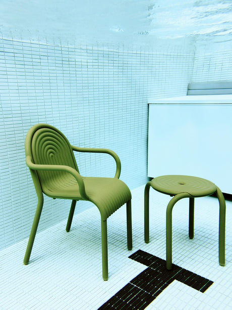 Groove Stool fra Tom Dixon - Moss - Jacobsen Plus
