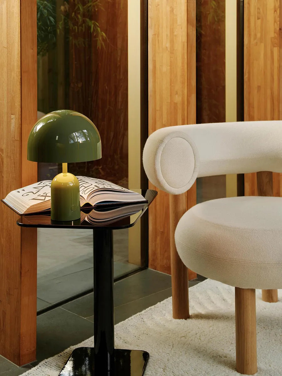 Bell Portable Bordlampe, moss fra Tom Dixon