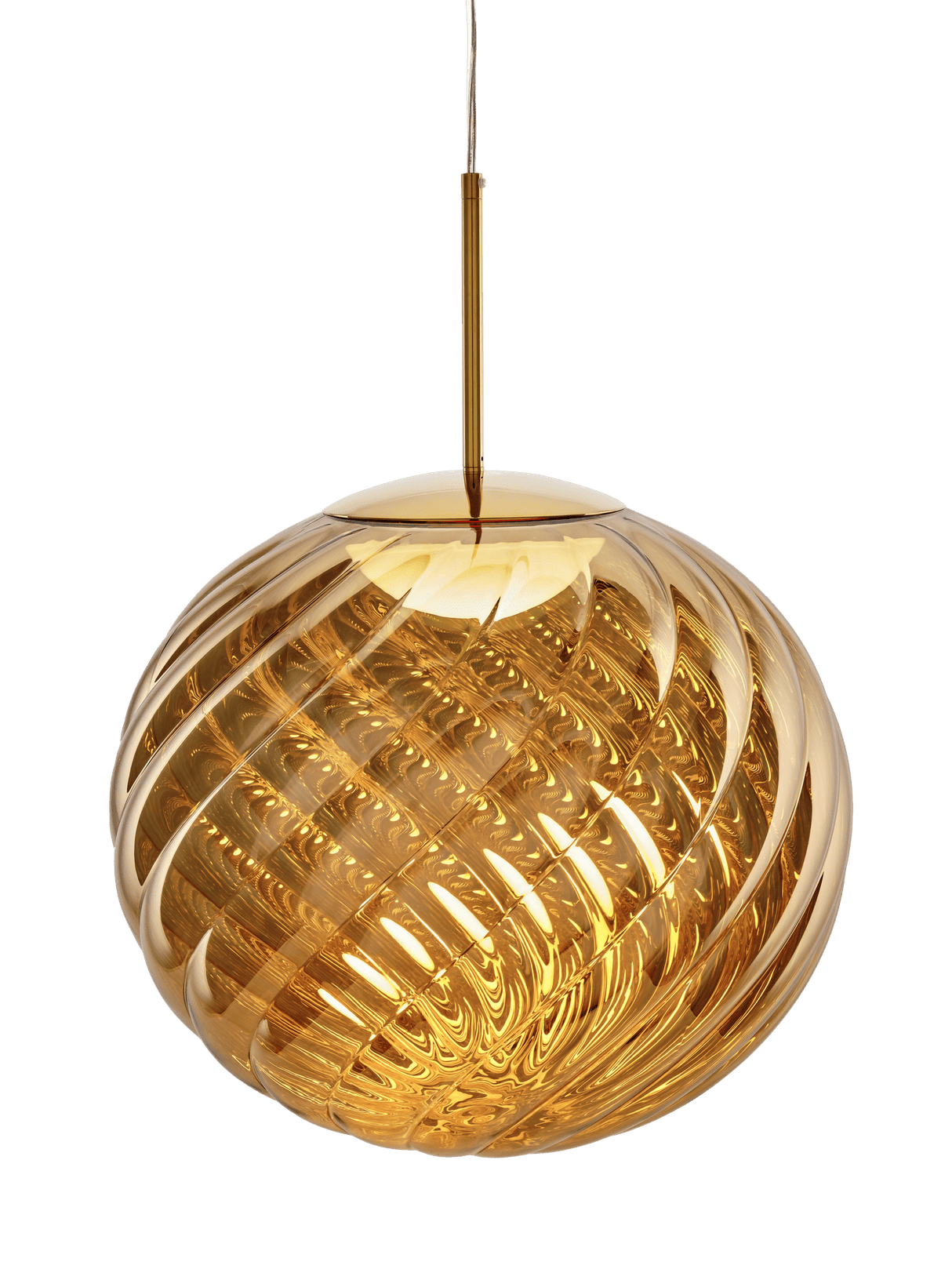 Whirl pendel, led fra Tom Dixon - 45cm Gold Shade - Jacobsen Plus