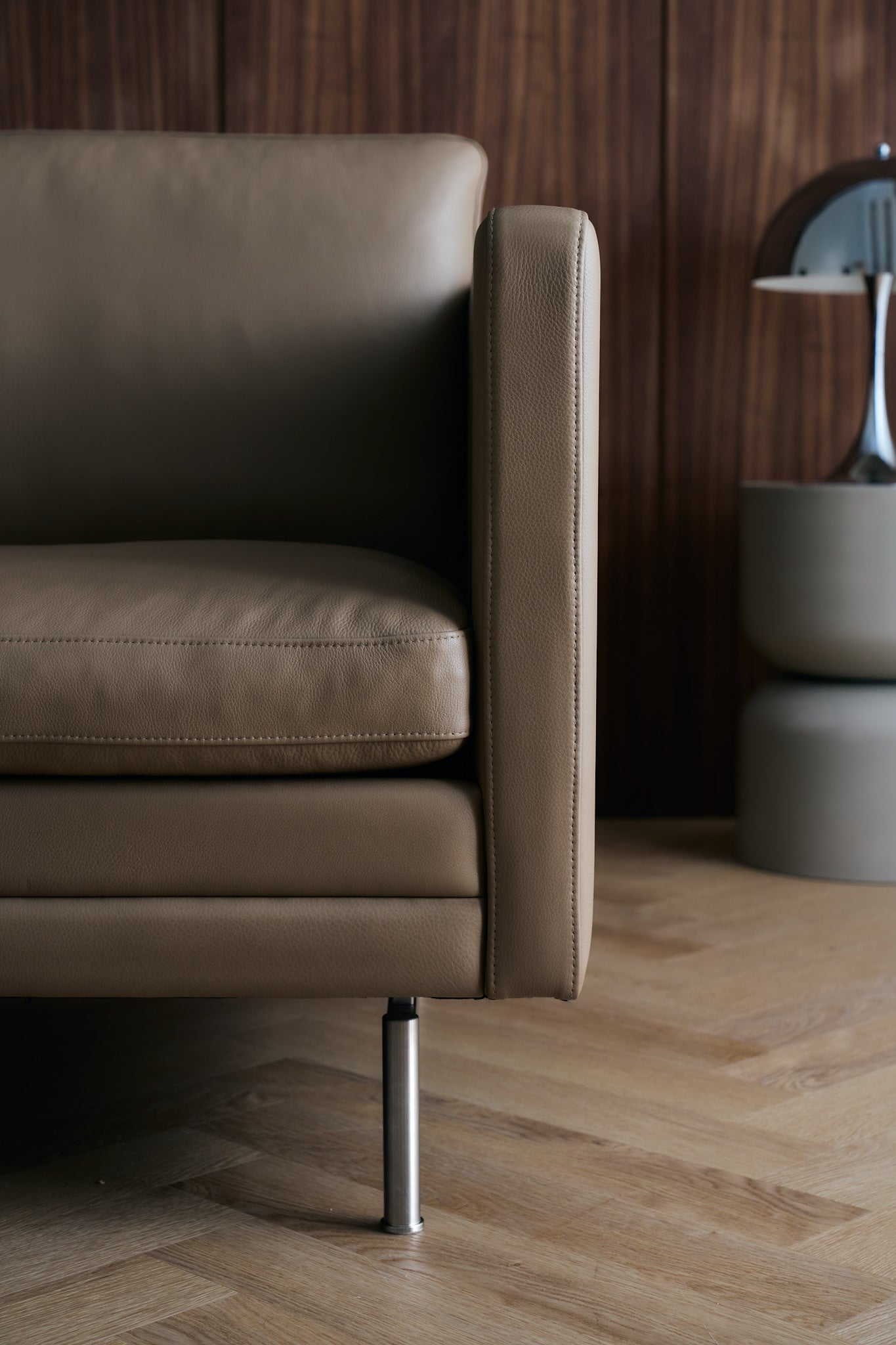 MH276 4 pers. sofa i Baltique anilinlæder fra Mogens Hansen