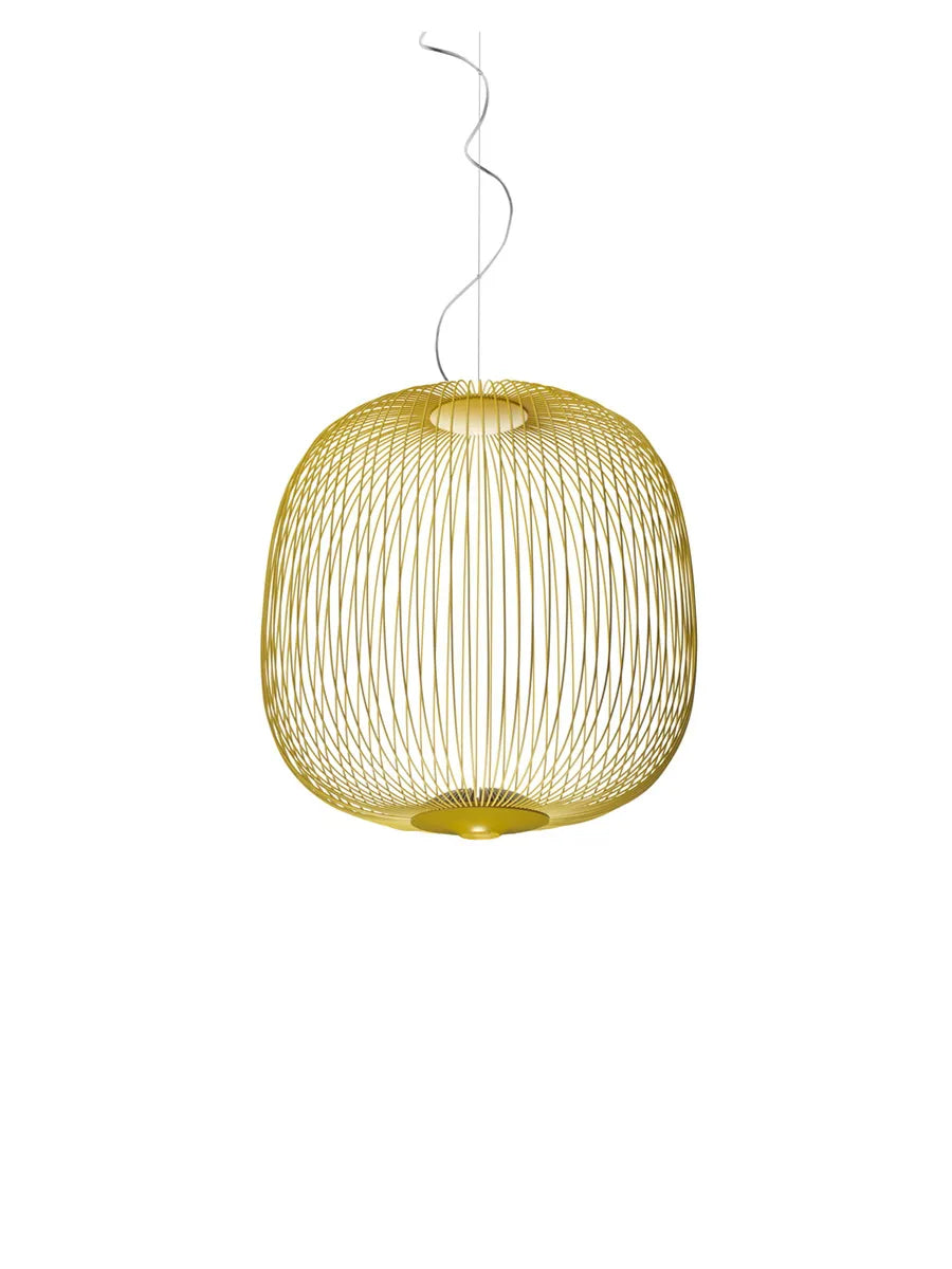 Spokes 2 Pendel fra Foscarini - Lille / Guld / LED - uden lysdæmper - Jacobsen Plus