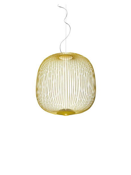 Spokes 2 Pendel fra Foscarini - Lille / Guld / LED - uden lysdæmper - Jacobsen Plus