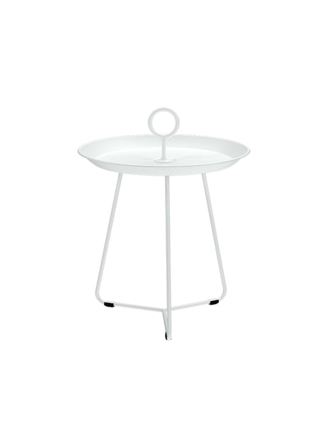 Eyelet Tray Table, Ø45 cm fra Houe - Muted White - Jacobsen Plus