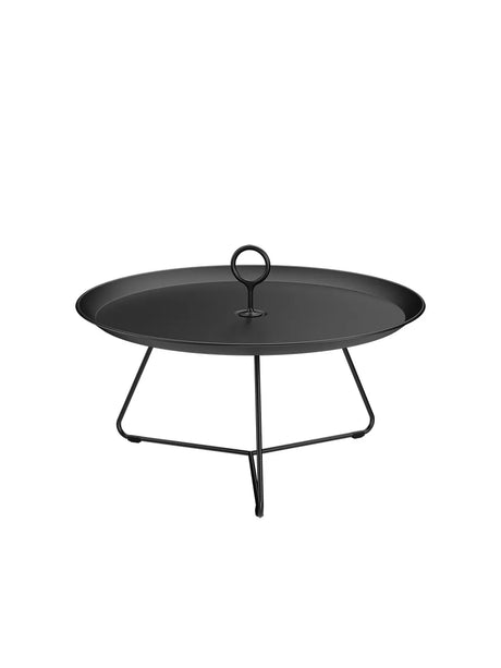 Eyelet Tray Table, Ø70 cm fra Houe - Black - Jacobsen Plus