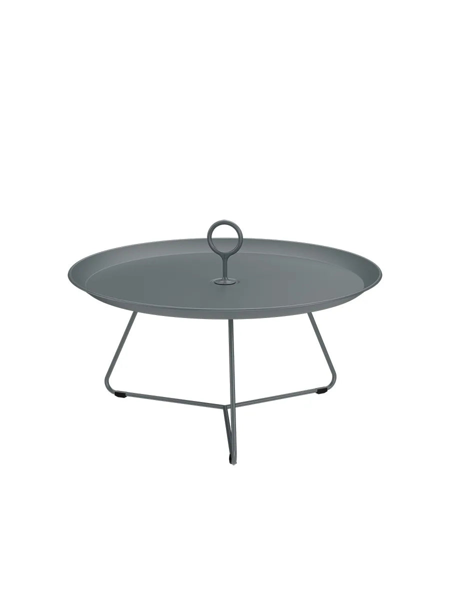 Eyelet Tray Table, Ø70 cm fra Houe - Dark Grey - Jacobsen Plus