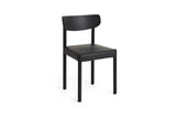 Pack Chair 11, sortlakeret eg fra Hay - Sæde: Grano black - Ryglæn: Sortlakeret eg - Jacobsen Plus