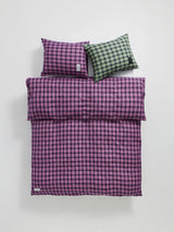Rodeo Pillow Case, neon pink check fra Magniberg - 4 - Jacobsen Plus