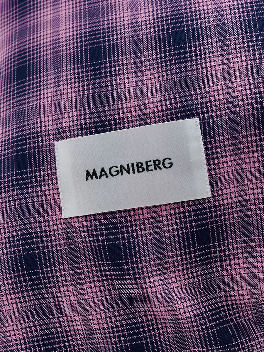 Rodeo Pillow Case, neon pink check fra Magniberg - 2 - Jacobsen Plus
