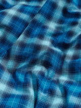 Rodeo Duvet Cover, neon blue check fra Magniberg - 4 - Jacobsen Plus