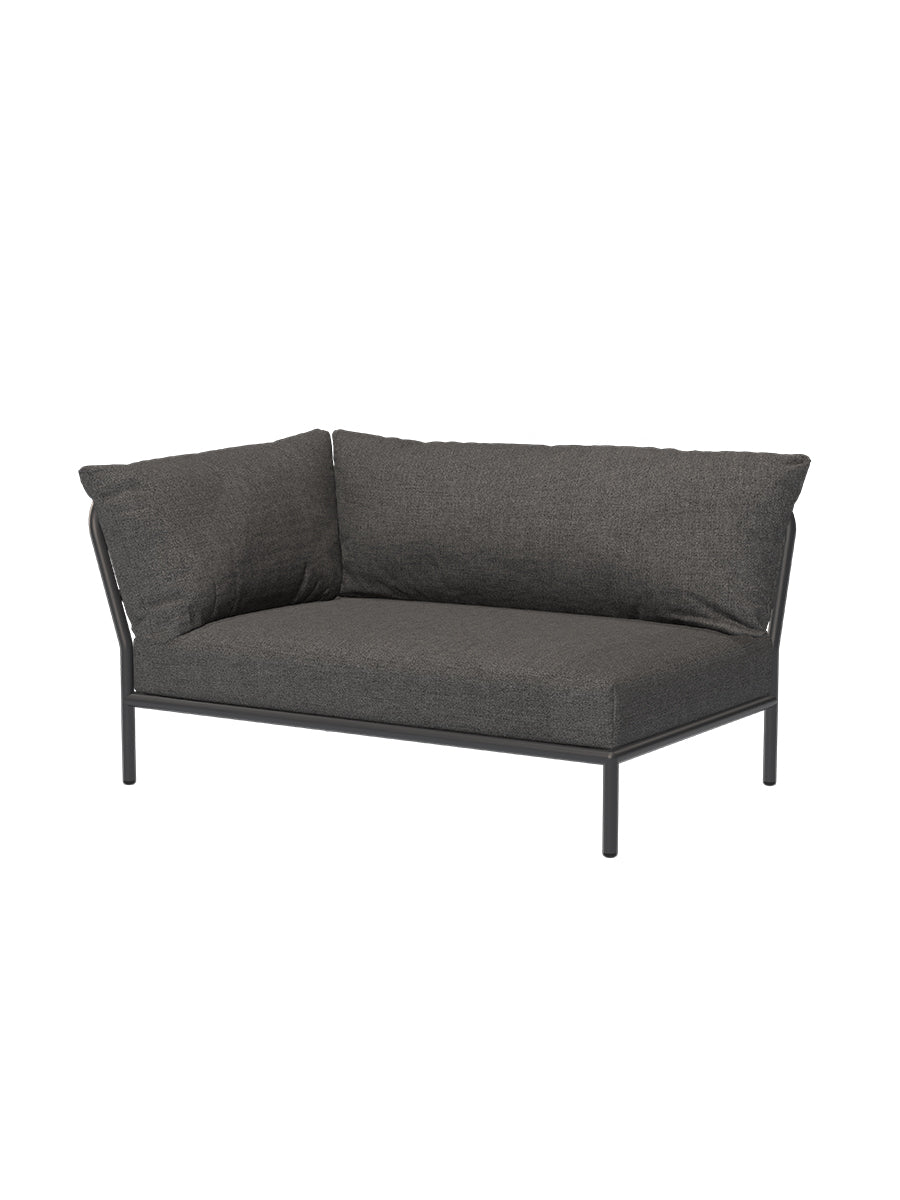 Level 2 Sofamodul, venstre fra Houe - Dark Grey Basic - Jacobsen Plus