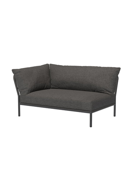 Level 2 Sofamodul, venstre fra Houe - Dark Grey Basic - Jacobsen Plus