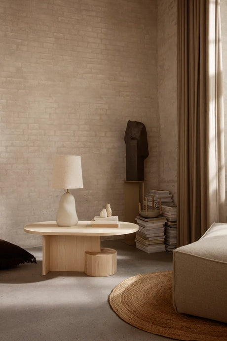 Eternal Round Jute Rug - Natural fra Ferm Living - Small: Ø120 cm - Jacobsen Plus