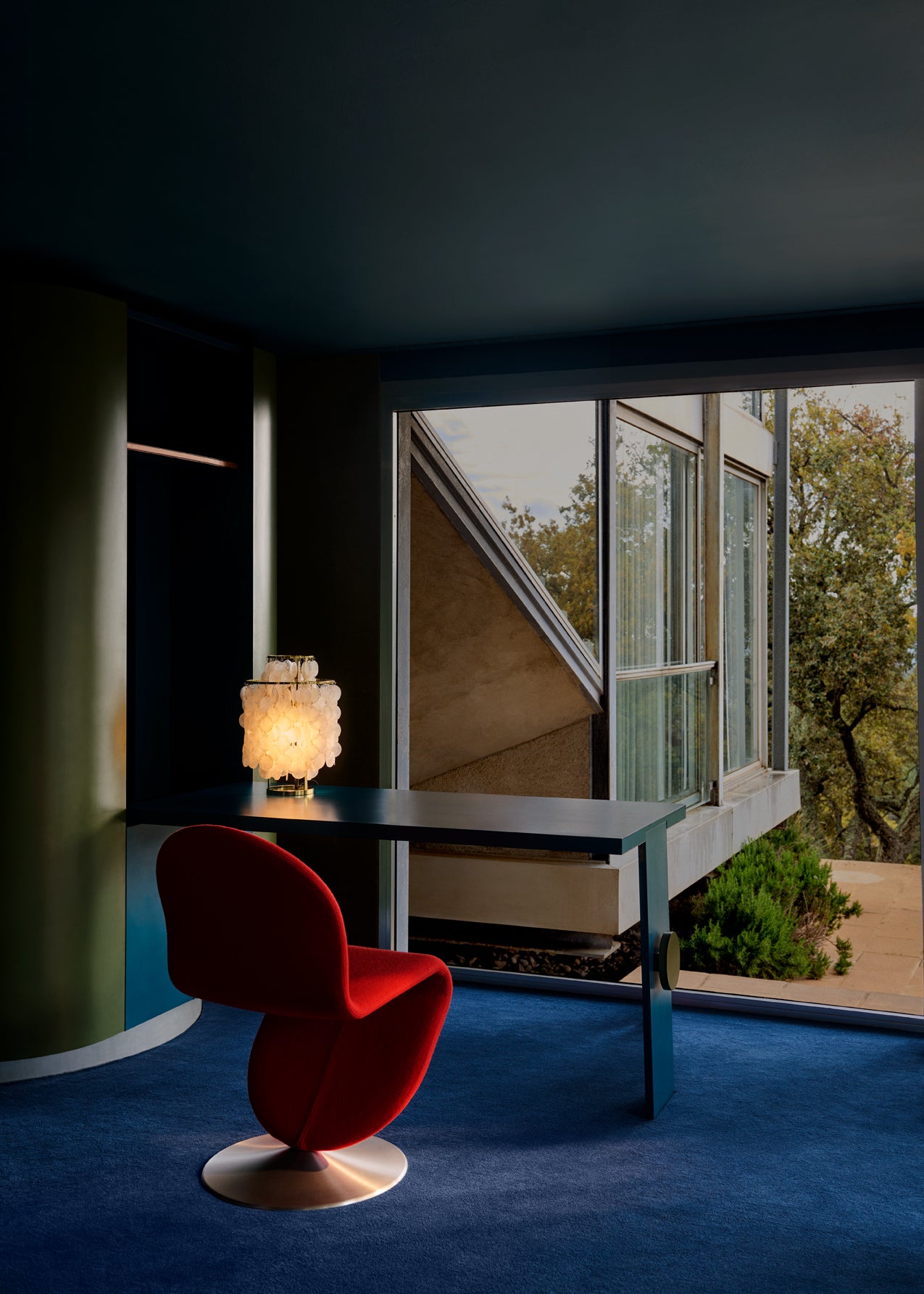 Fun 1TM bordlampe af Verner Panton