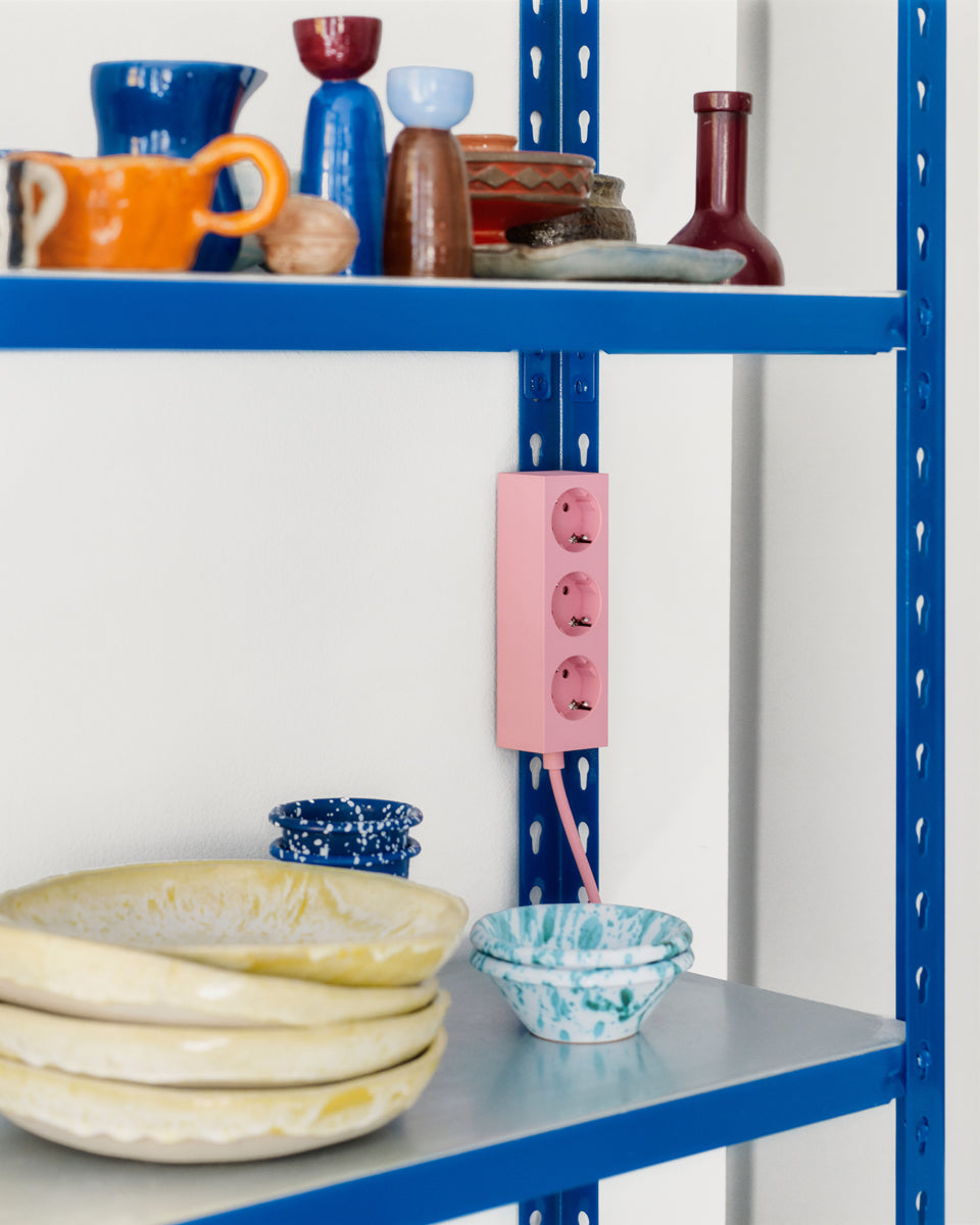 Pedestal - Power bar, Stikdåse med 3 udtag, 5 m. ledning - 6 - Jacobsen Plus