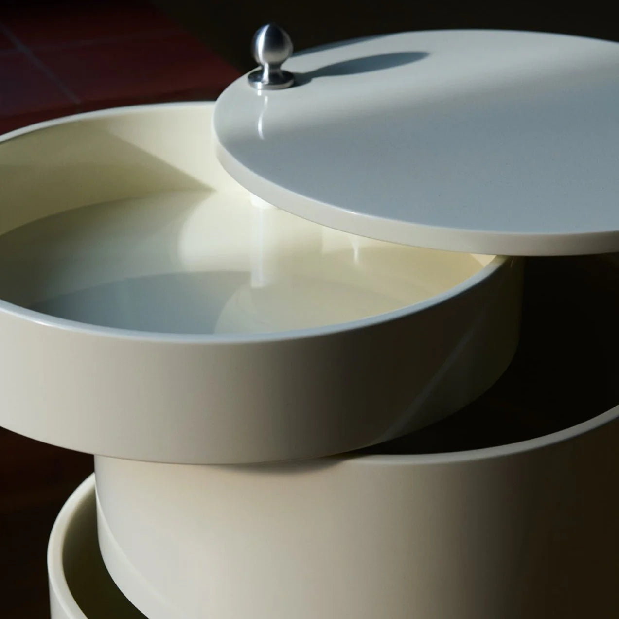 Barboy High-Gloss, Cream White af Verner Panton