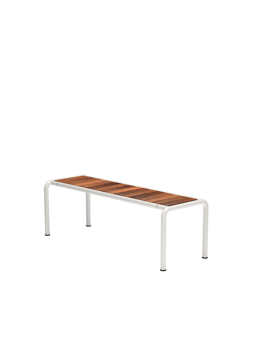 Avanti Bench, Medium fra Houe - Muted White stel - Thermo ask sæde - Jacobsen Plus