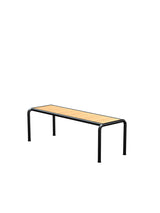 Avanti Bench, Medium fra Houe - Black stel - Fyrretræ sæde - Jacobsen Plus