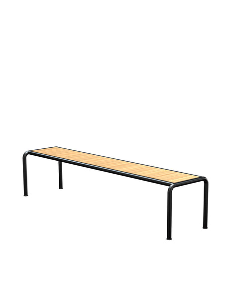 Avanti Bench, Long fra Houe - Black stel - Fyrretræ sæde - Jacobsen Plus