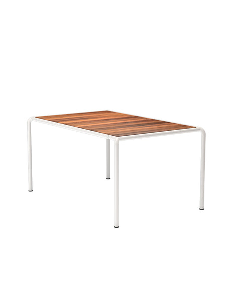 Avanti Dining table 153 x 98 cm fra Houe - Muted White stel - Thermo ask bordplade - Jacobsen Plus