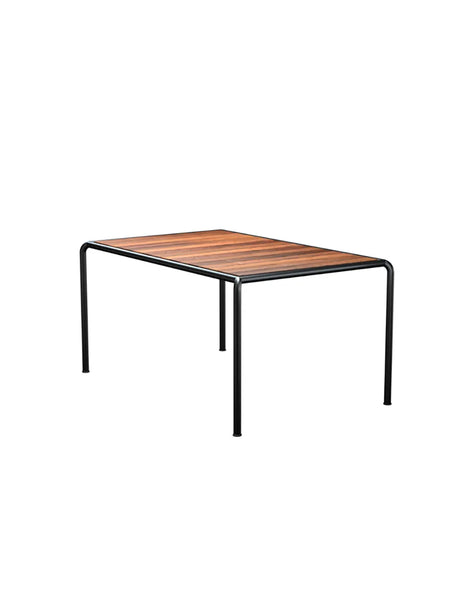 Avanti Dining table 153 x 98 cm fra Houe - SORT STÅL STEL - THERMO ASK BORDPLADE - Jacobsen Plus
