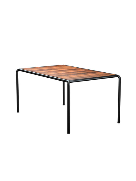 Avanti Dining table 153 x 98 cm fra Houe - Black stel - Thermo ask bordplade - Jacobsen Plus