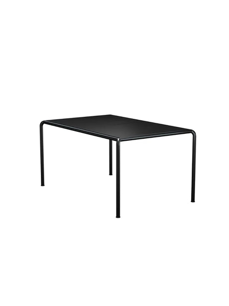 Avanti Dining table 153 x 98 cm fra Houe - SORT STÅL STEL - SORT ALUMINIUM BORDPLADE - Jacobsen Plus