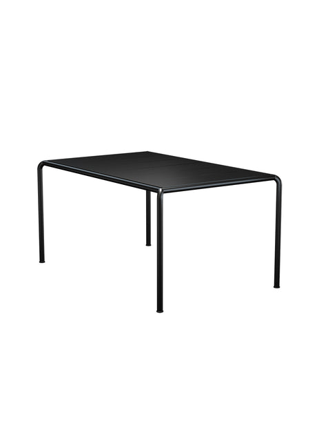 Avanti Dining table 153 x 98 cm fra Houe - Black stel - Black aluminium bordplade - Jacobsen Plus