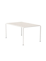 Avanti Dining table 153 x 98 cm fra Houe - Muted White stel - Muted White aluminium bordplade - Jacobsen Plus
