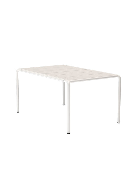 Avanti Dining table 153 x 98 cm fra Houe - Muted White stel - Muted White aluminium bordplade - Jacobsen Plus