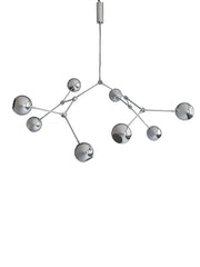 Drop Chandelier Globe, Chrome fra 101 Copenhagen
