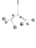 Drop Chandelier Globe, Chrome fra 101 Copenhagen