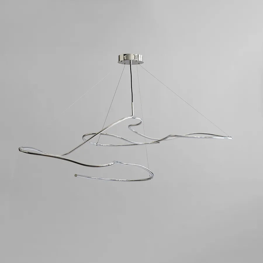 Ghost Chandelier, Big, Chrome fra 101 Copenhagen