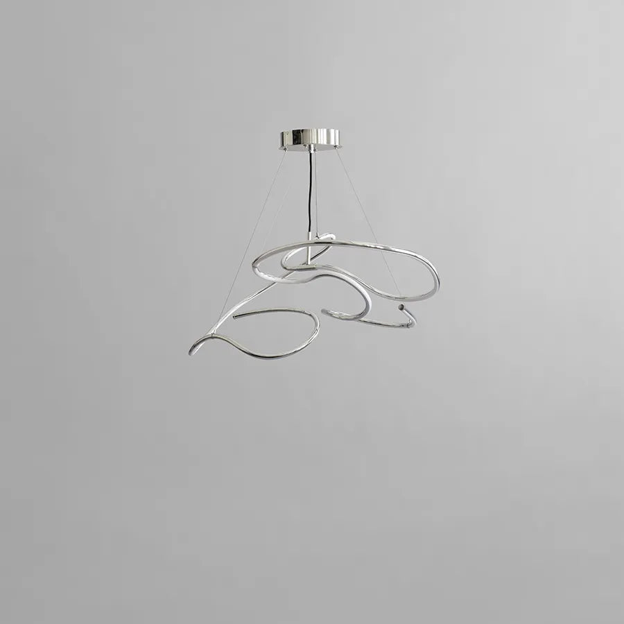 Ghost Chandelier, Mini, Chrome fra 101 Copenhagen