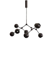Drop Chandelier Globe, Mini, Burned Black fra 101 Copenhagen