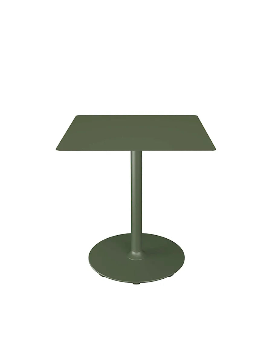 Pico Café table, rund base 70x70 cm fra Houe - Olive green - Jacobsen Plus